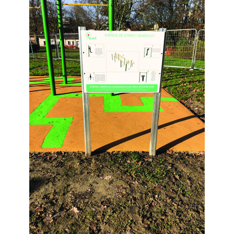 Options panneau pour parcours santé BODY BOOMERS