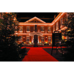 Dalles géantes et moquette de protection des sols