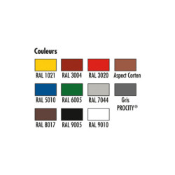 Corbeille publique tri seléctif SORGHO