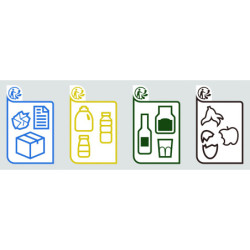 Option Kit autocollants pour corbeille SORGHO