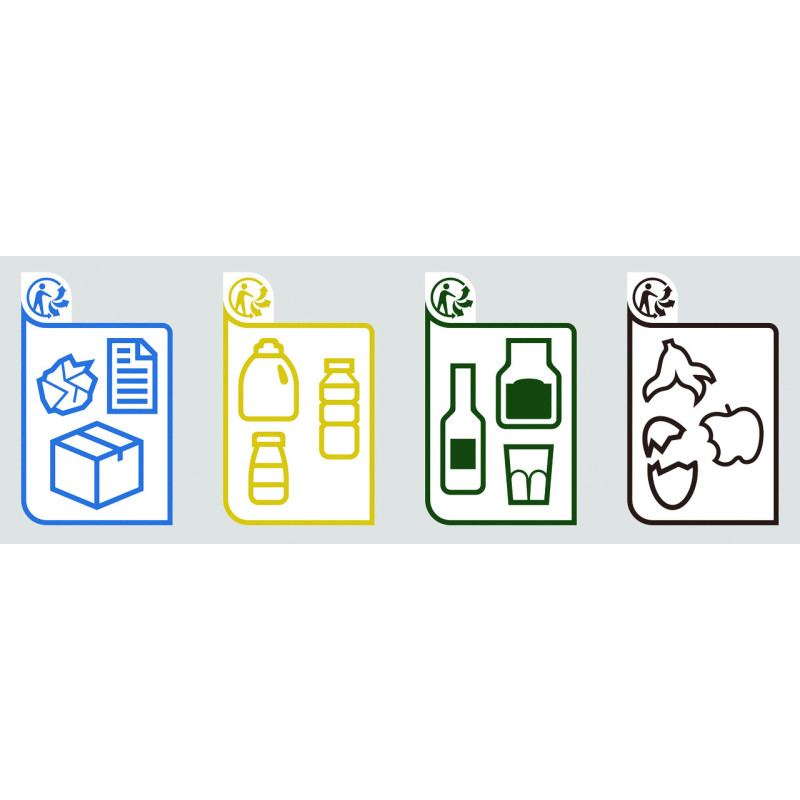 Option Kit autocollants pour corbeille SORGHO