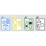 Option Kit autocollants pour corbeille SORGHO