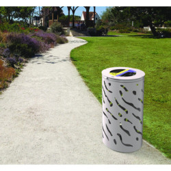 Corbeille publique design UNIFLORA