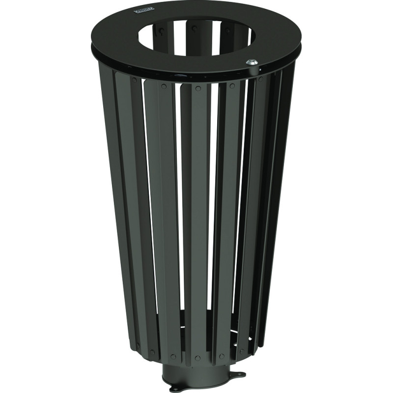Corbeille urbaine acier LIATRIS