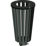 Corbeille urbaine acier LIATRIS