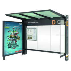 1 bardage + 1 vitrine