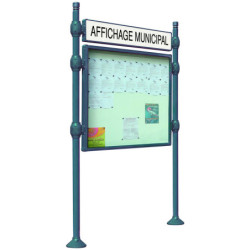 Option Texte sur bandeau pour Panneau d'information extérieur