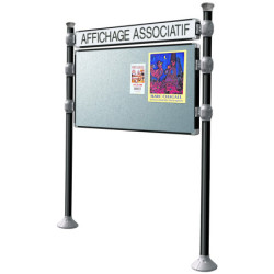 Option Texte sur bandeau "Affichage associatif" pour Panneau d'affichage