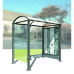 Station-bus + 1  vitrine  2000 + 1  bardage  latéral