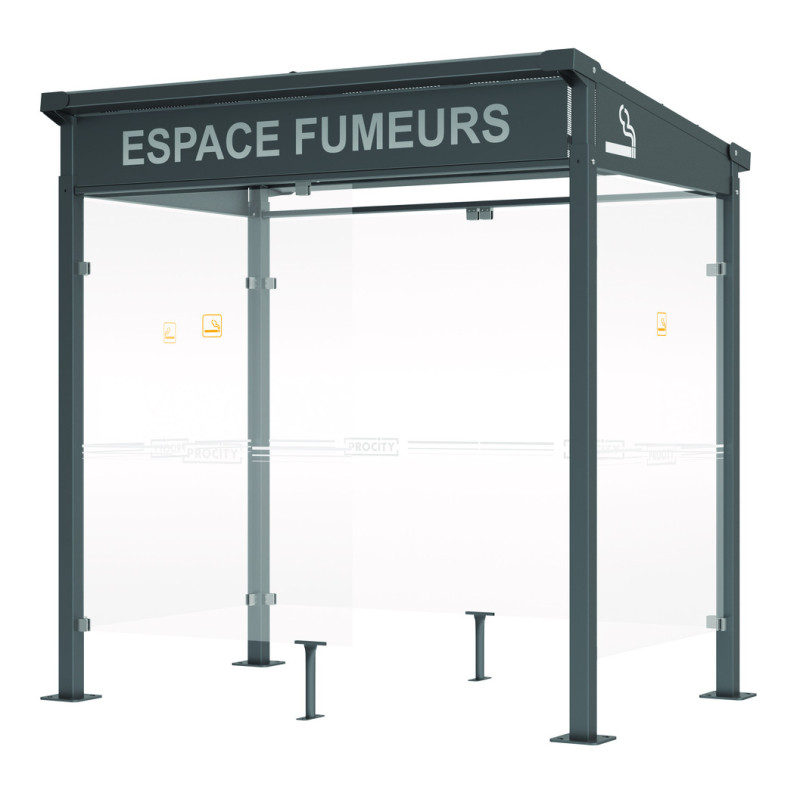 Abri fumeur extérieur MILONE