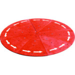 MINI GIRATOIRE caoutchouc rouge