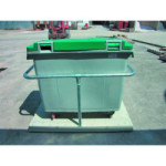 Arceau avec plateforme béton pour conteneur