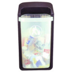 Corbeille urbaine plastique PELLEA