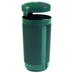 Corbeille de ville polyéthylène SEQUOIA