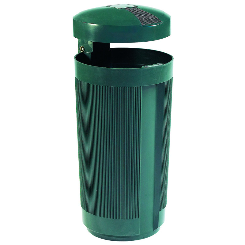 Corbeille de ville polyéthylène SEQUOIA