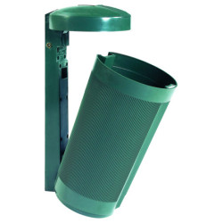 Corbeille de ville polyéthylène SEQUOIA