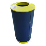 Corbeille de ville en acier CERAISTE