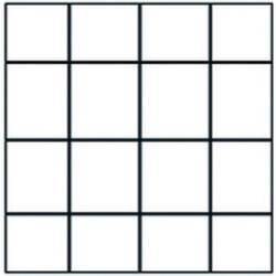 Quadrillage 5 x 5 ou 10 x 10 cm