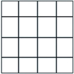 Quadrillage 5 x 5 ou 10 x 10 cm