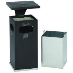 Combiné cendrier corbeille ARMOISE