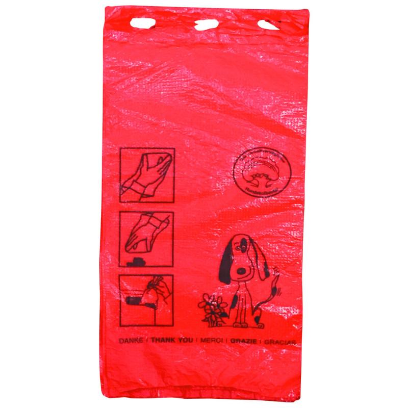 Sac à déjection canine CANISAC rouge