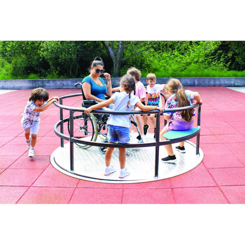 Tourniquet PMR CARROUSEL INOX