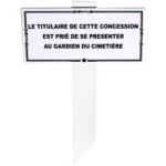 Plaque sur plexi