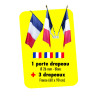 Lot pavoisement ECUSSON + DRAPEAUX