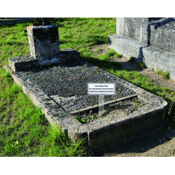 Plaque de concession cimetière