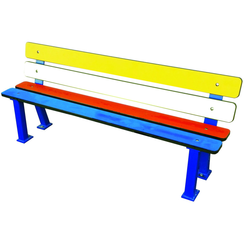 Banc et banquette public enfant RAINBOW