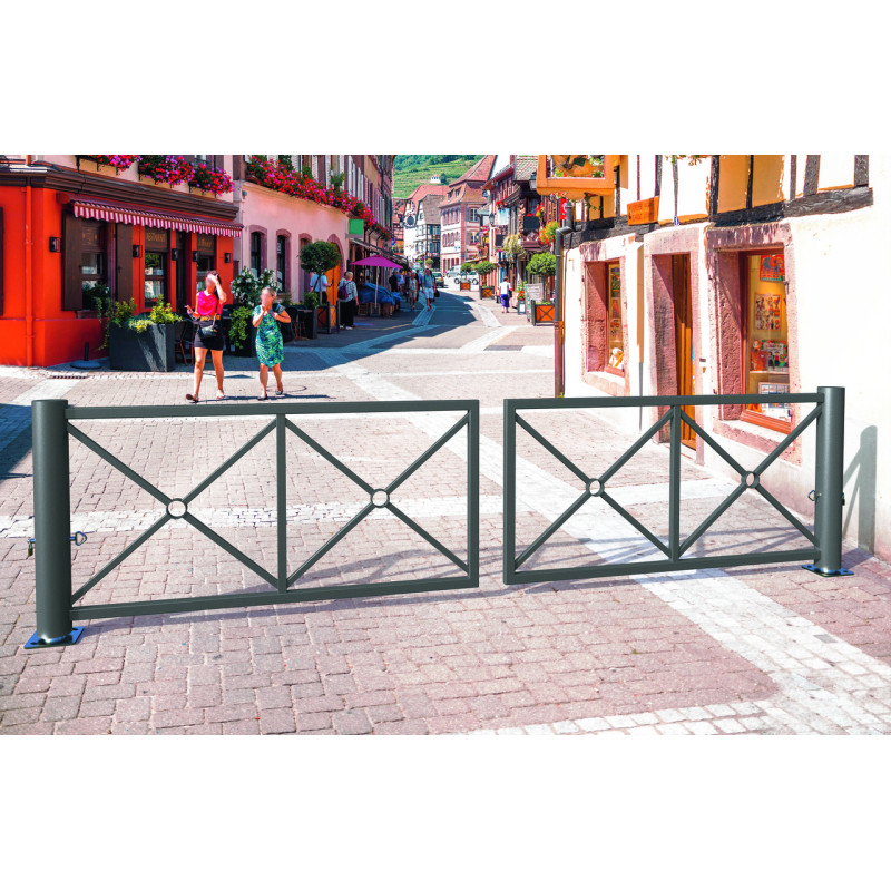 Barrière double PIVOTANTE