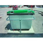 Arceau avec plateforme béton pour conteneur