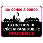 Panneau ECLAIRAGE PUBLIC ou VIDEO SURVEILLANCE