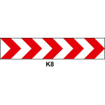 Panneau déviation temporaire TYPE K8