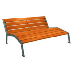 Chaise longue urbaine STE LILA