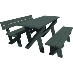 Table pique nique aire de repos ESTEVA