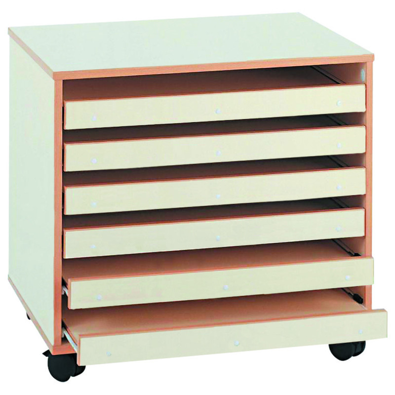 Meuble de rangement dessin mobile