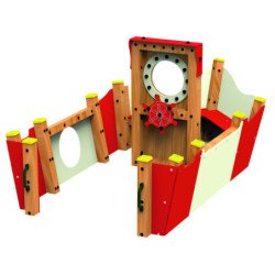 Structure multiactivités bois MOUSSAILLON PMR