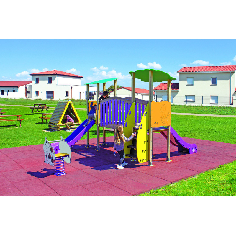 Structure multijeux bois Square