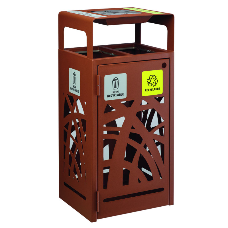 Option pour Corbeille urbaine CATOPSIS 2 FLUX