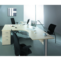 Bureau modulaire ARGONNE AVEC PIEDS EN METAL