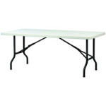 Table POLYETHYLENE BLANC pliante