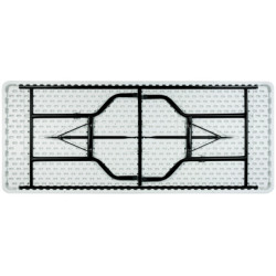 Table POLYETHYLENE BLANC pliante