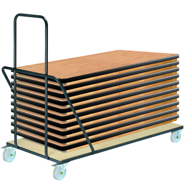 Chariot table rectangulaire PRESTIGE