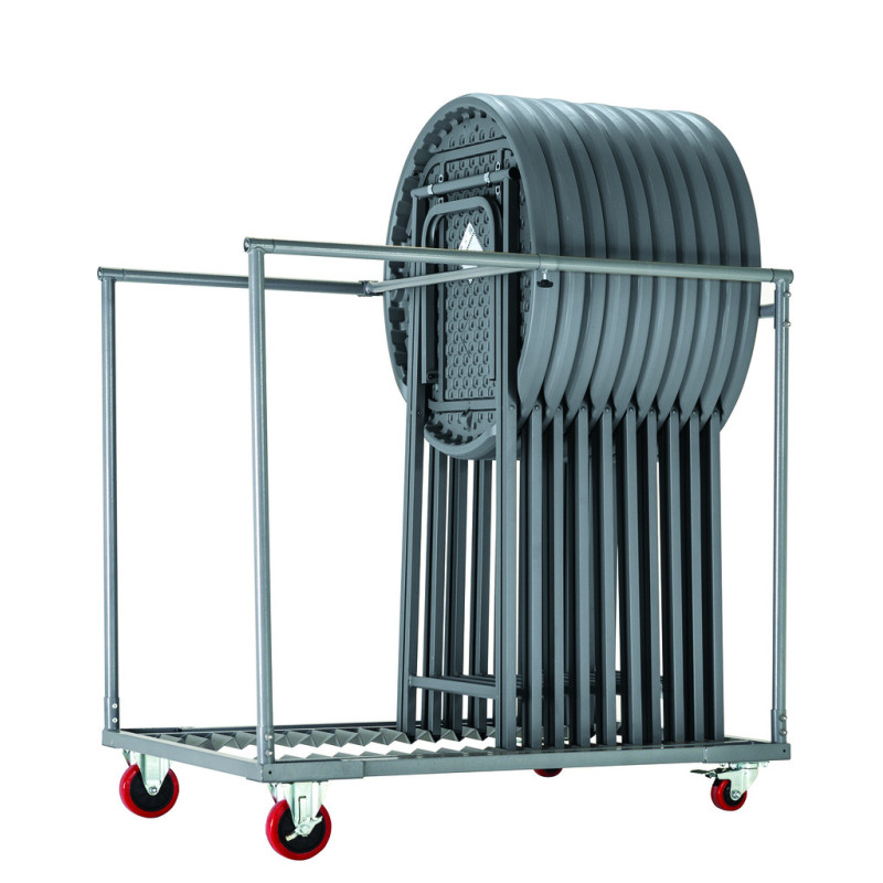 Chariot de transport table Mange-debout