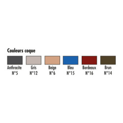 Chaise plastique collectivité ERODIUM