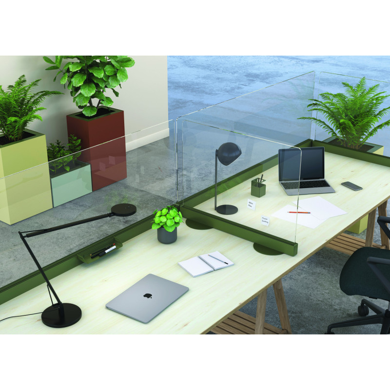 Ecran de protection séparation de bureau NEWPORT