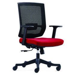 Fauteuil de bureau tissu et résille EYBENS