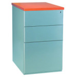 Caisson hauteur de bureau métallique