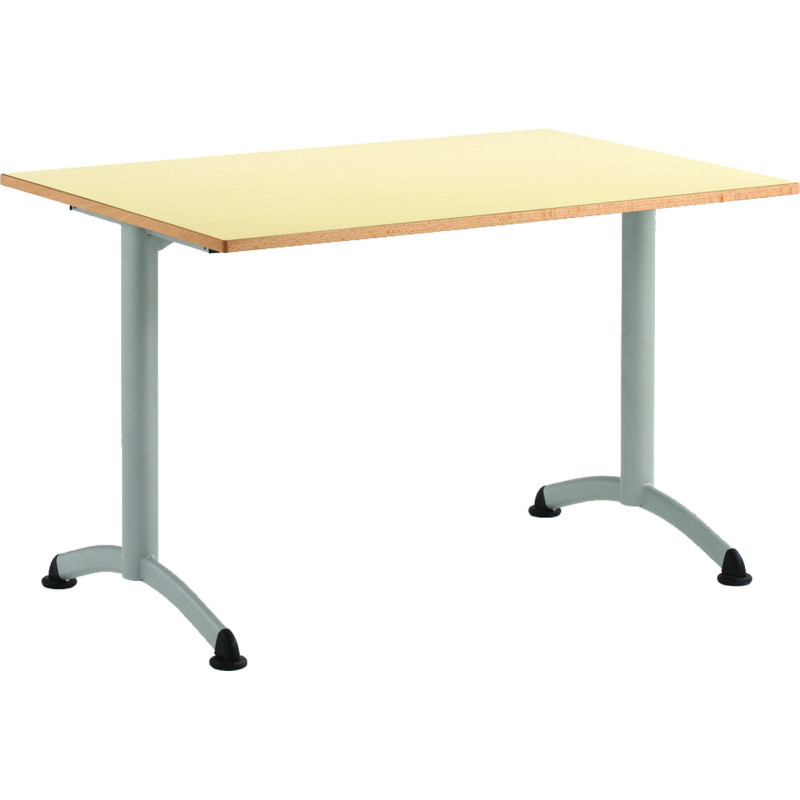 Table plateau stratifié TREFLE